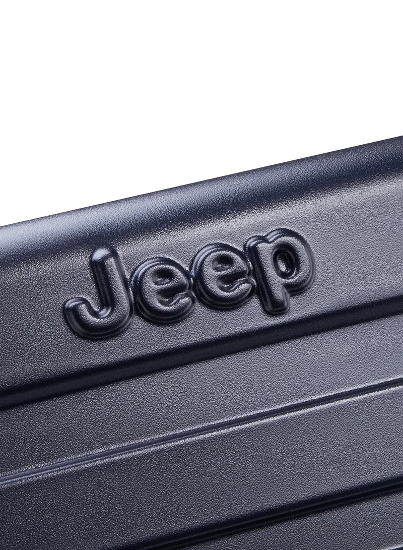 Jeep  JH004C 80 cm Hardcase 4-Double Wheeled Expandable Check-In Luggage Trolley - Peacoat Navy  | Best Price UAE